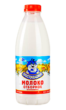 Молоко пастеризованное Отборное Простоквашино 3,4%-4,5%, 0,93 л