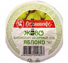Биойогурт десертный фруктовый Останкинский, 2,5%, 100 г